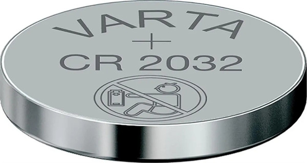 Изображение товара Комплект батареек Varta Lithium CR2032 3V / 6032229405 (5шт)