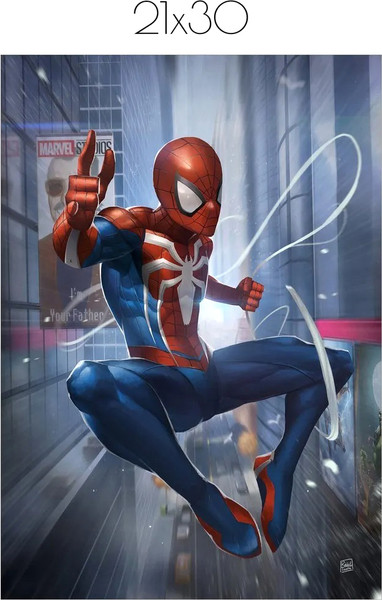 Изображение товара Постер Citydecor Человек-паук 38 (21x30)