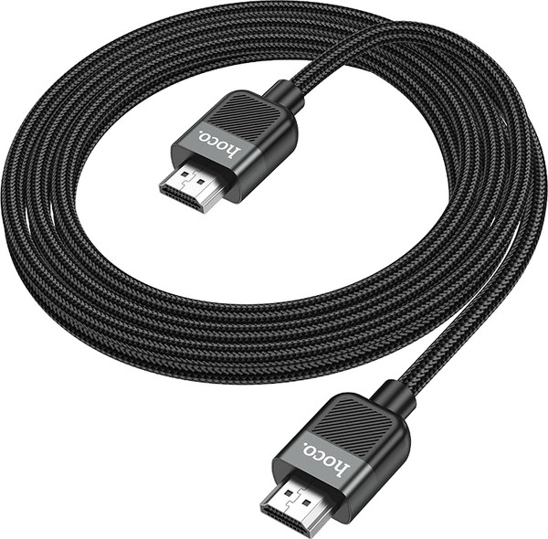 Изображение товара Кабель Hoco US09 ver2.0 HDMI (m) HDMI (m) (2м, черный)