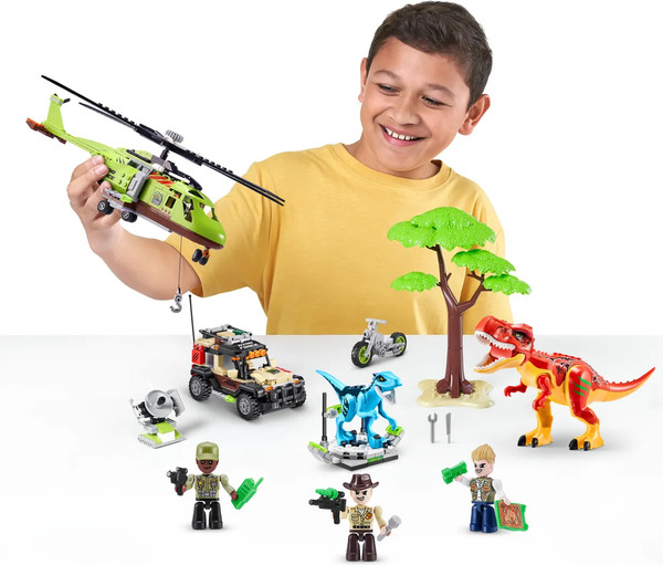 Изображение товара Конструктор Zuru Дино-Приключения S1 / 83156 (592эл)