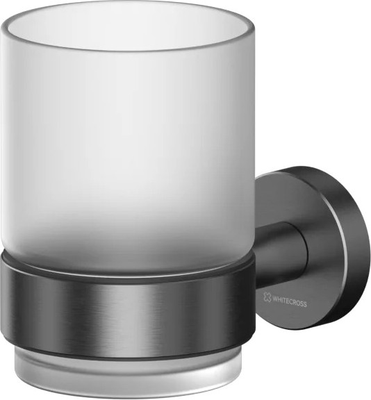 Изображение товара Стакан для зубной щетки и пасты Whitecross Ergo ER2230GM (оружейная сталь)