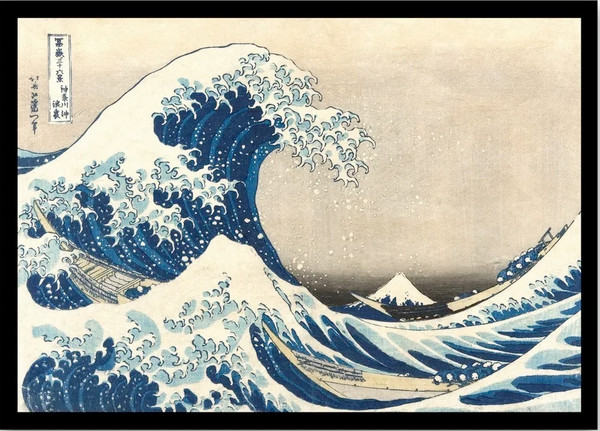 Изображение товара Постер Citydecor Большая волна в Канагаве. Кацусика Хокусай (21x30)