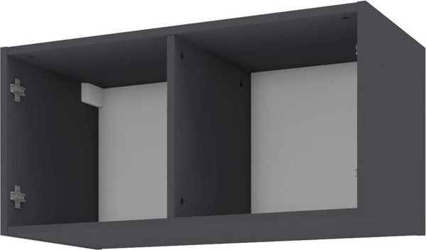 Изображение товара Полка Stolline Лаура навесная / 464.13 (серый уголь)