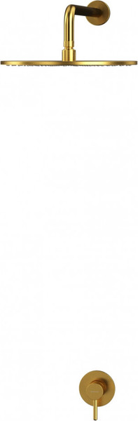 Изображение товара Душевая система со смесителем Whitecross Y YSET01GLB (брашированное золото)