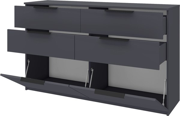 Изображение товара Комод Stolline Лаура 464.17 (серый уголь)