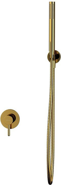 Изображение товара Душевой гарнитур со смесителем Whitecross Y YSET02GL (золото)