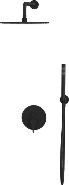 Изображение товара Душевая система со смесителем Whitecross Y YSET04BL (черный матовый)
