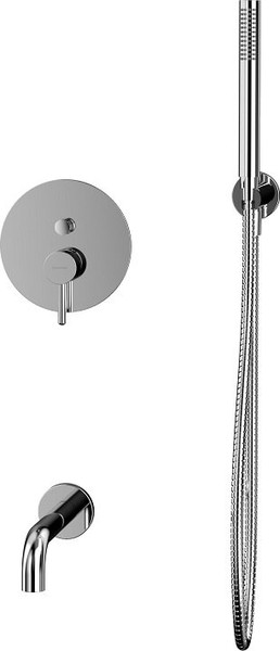 Изображение товара Душевой гарнитур со смесителем Whitecross Y YSET06CR (хром)