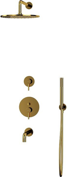 Изображение товара Душевая система со смесителем Whitecross Y YSET07GL (золото)