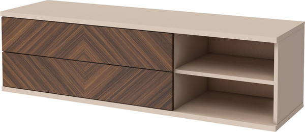 Изображение товара Тумба Stolline Хармони 2 ящика / 468.08 (бежевый/древесный)