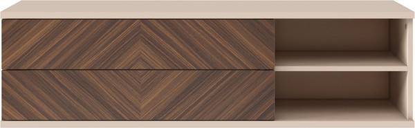 Изображение товара Тумба Stolline Хармони 2 ящика / 468.08 (бежевый/древесный)