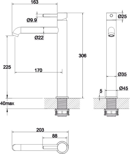 Изображение товара Смеситель Whitecross Y Y1212GL (золото)