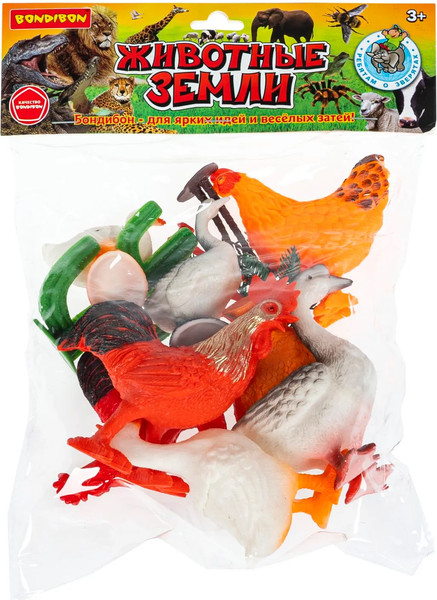 Изображение товара Набор фигурок игровых Bondibon Ребятам о Зверятах / ВВ6470