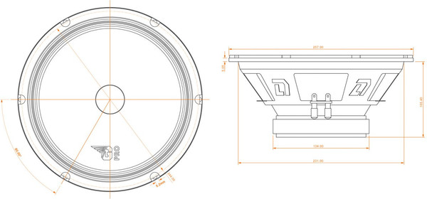Изображение товара Среднечастотная АС DL Audio Gryphon Pro 250