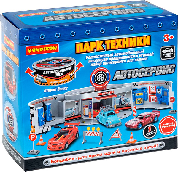 Изображение товара Автосервис игрушечный Bondibon Автосервис / ВВ6480