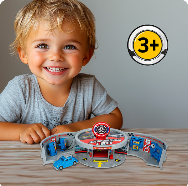 Изображение товара Автосервис игрушечный Bondibon Автосервис / ВВ6480