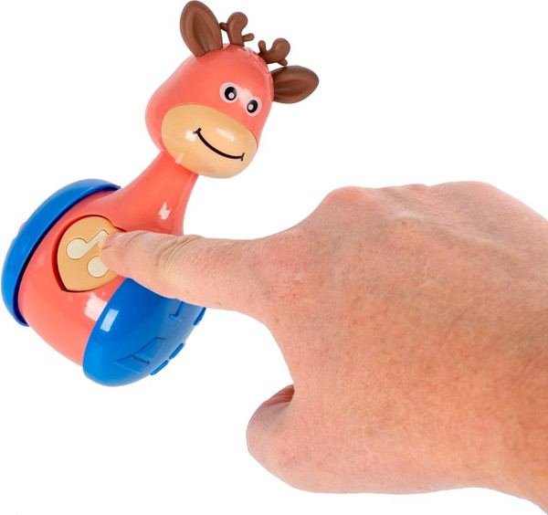Изображение товара Развивающая игрушка Bondibon Неваляшка-каталка Олененок / ВВ6439