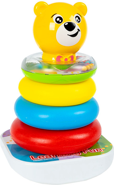 Изображение товара Развивающий игровой набор Bondibon Неваляшка-пирамидка Медвежонок / ВВ6444