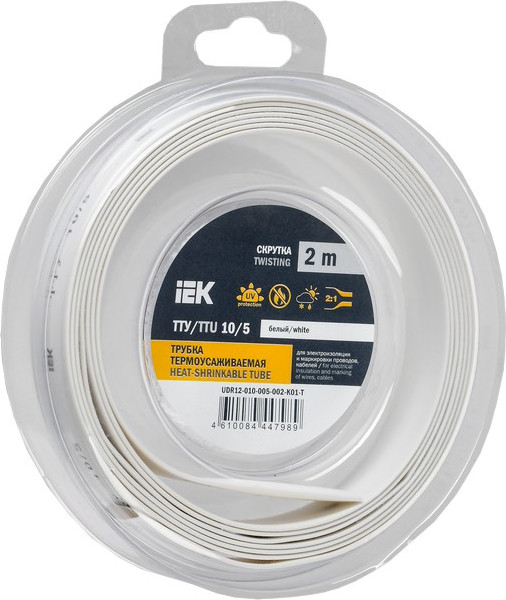 Изображение товара Трубка термоусаживаемая IEK UDR12-010-005-002-K01-T