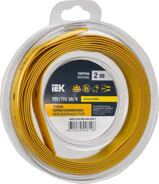 Изображение товара Трубка термоусаживаемая IEK UDR12-010-005-002-K05-T