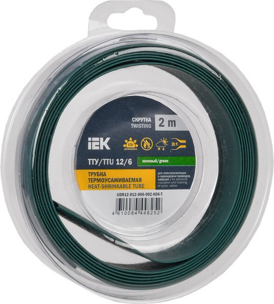 Изображение товара Трубка термоусаживаемая IEK UDR12-012-006-002-K06-T