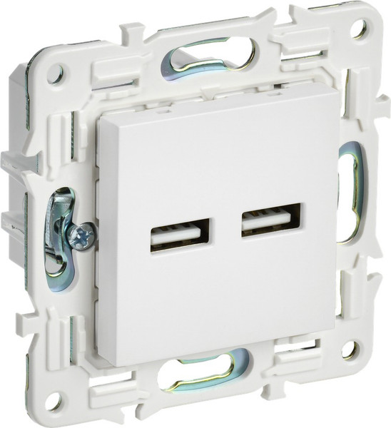 Изображение товара Розетка IEK Skandy SK-U21-D31-K01 (арктический белый)