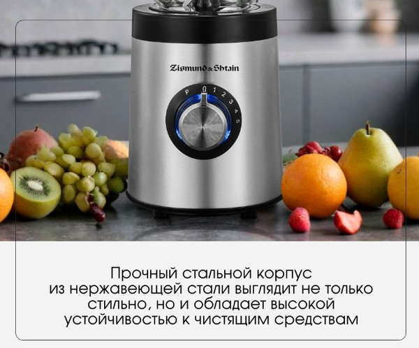 Изображение товара Блендер стационарный Zigmund & Shtain BS-481 D