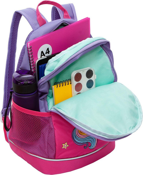 Изображение товара Школьный рюкзак Grizzly RG-463-10 (фиолетовый/розовый)