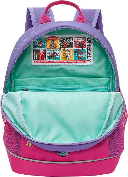 Изображение товара Школьный рюкзак Grizzly RG-463-10 (фиолетовый/розовый)
