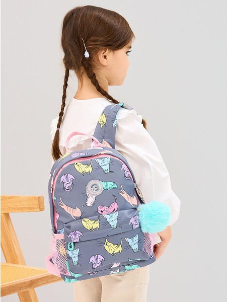 Изображение товара Детский рюкзак Grizzly RK-578-4 (серый)