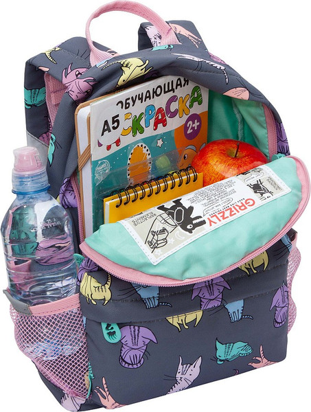Изображение товара Детский рюкзак Grizzly RK-578-4 (серый)