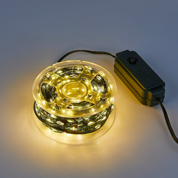 Изображение товара Светодиодная гирлянда Uniel Роса ULD-S5000-500/DGA / UL-00012086 (теплый белый)