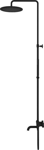 Изображение товара Душевая система со смесителем Whitecross Y1234BL (черный матовый)