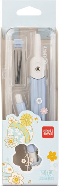 Изображение товара Циркуль Deli Sakura / 72166 (голубой)