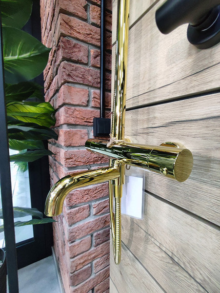 Изображение товара Душевая система со смесителем Whitecross Y1234GL (золото)