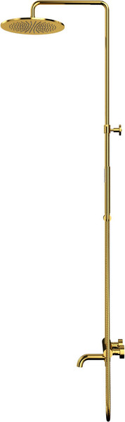 Изображение товара Душевая система со смесителем Whitecross Y1234GL (золото)
