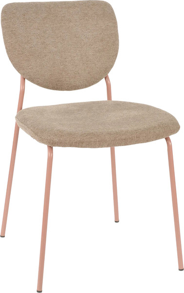 Изображение товара Стул Stool Group Gigi / DRC-9155 (коричневый/ножки розовые)