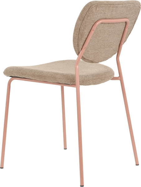 Изображение товара Стул Stool Group Gigi / DRC-9155 (коричневый/ножки розовые)