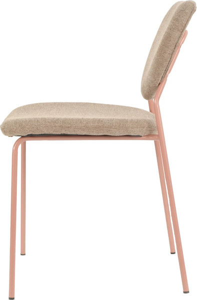 Изображение товара Стул Stool Group Gigi / DRC-9155 (коричневый/ножки розовые)