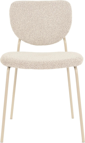 Изображение товара Стул Stool Group Gigi / DRC-9155-B (серо-бежевый букле/ножки кремовые)
