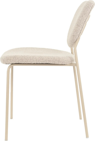 Изображение товара Стул Stool Group Gigi / DRC-9155-B (серо-бежевый букле/ножки кремовые)