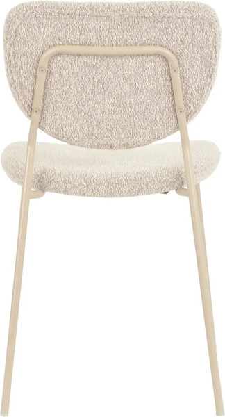 Изображение товара Стул Stool Group Gigi / DRC-9155-B (серо-бежевый букле/ножки кремовые)