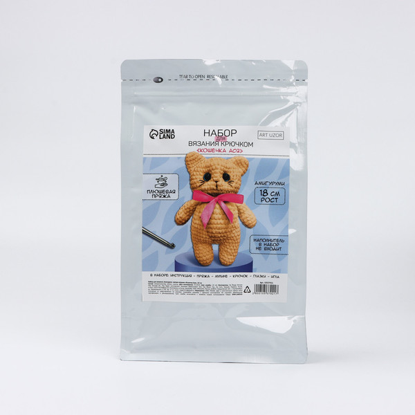 Изображение товара Набор для вязания Арт Узор Кошечка Ася / 10537921