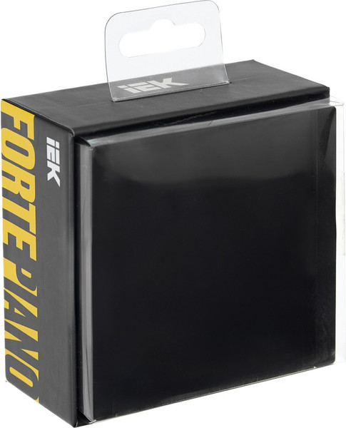 Изображение товара Выключатель IEK Forte&Piano FP-V10-1-10-1-K02 (черный)