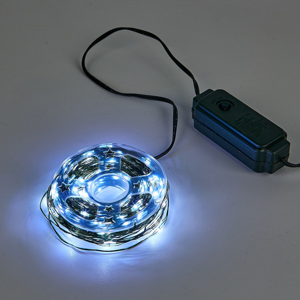 Изображение товара Светодиодная гирлянда Uniel Роса ULD-S2000-200/DGA / UL-00012078 (белый)