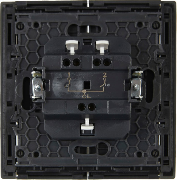 Изображение товара Выключатель IEK Forte&Piano FP-V20-0-10-1-K03 (серый)