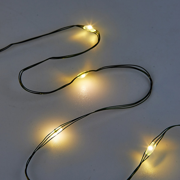 Изображение товара Светодиодная гирлянда Uniel Роса ULD-S10000-1000/DGA / UL-00012089 (теплый белый)