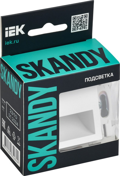 Изображение товара Встраиваемая подсветка IEK Skandy SK-FL20-K01 (арктический белый)