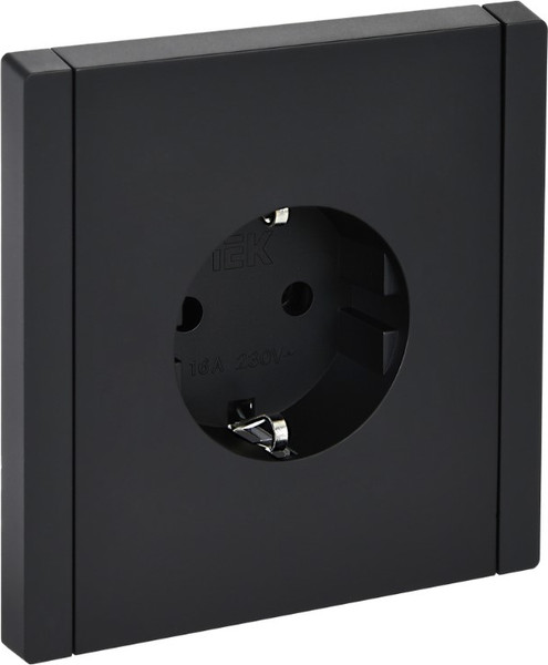 Изображение товара Розетка IEK Forte&Piano FP-R11-16-K02 (черный)