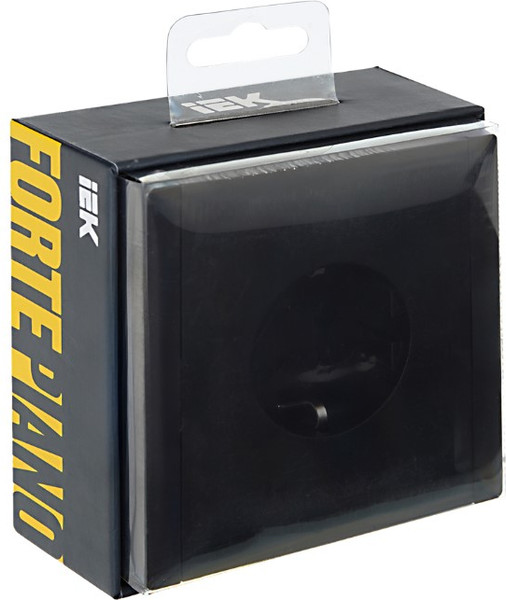 Изображение товара Розетка IEK Forte&Piano FP-R11-16-K02 (черный)